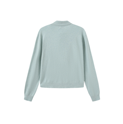 Knit Bow Neck Sweater