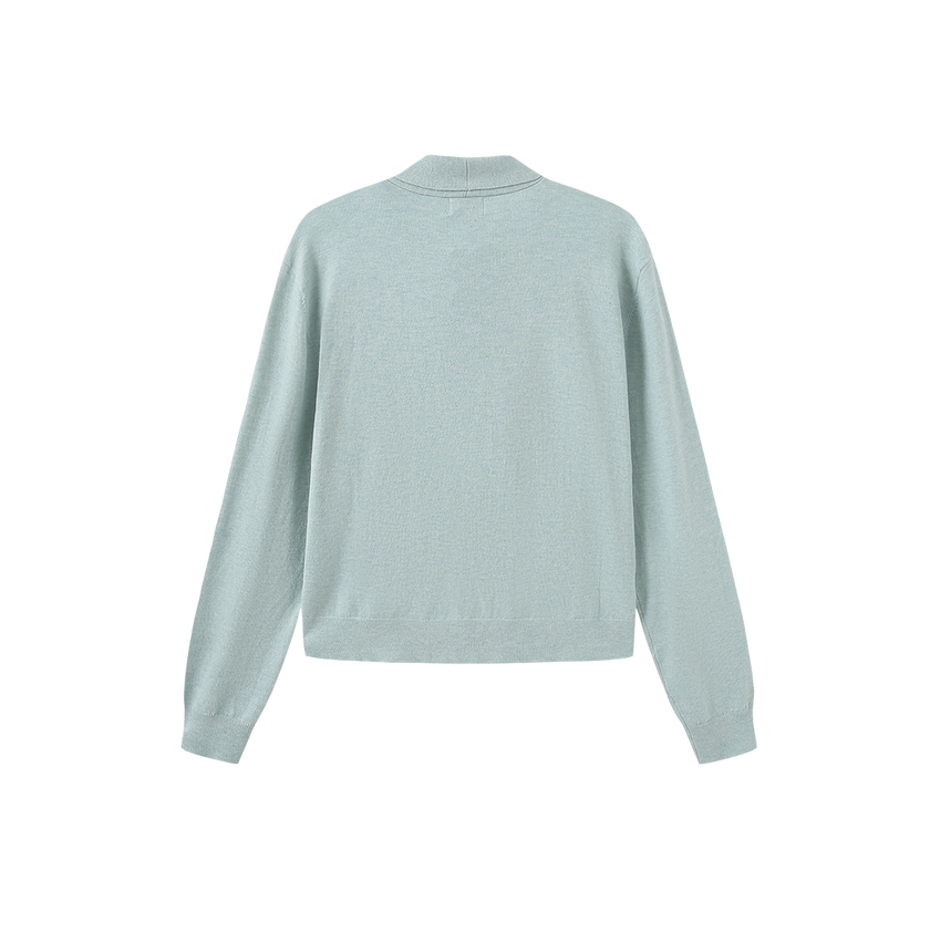 Knit Bow Neck Sweater