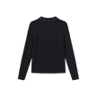 Cable Knit Contrast Fabric Cardigan