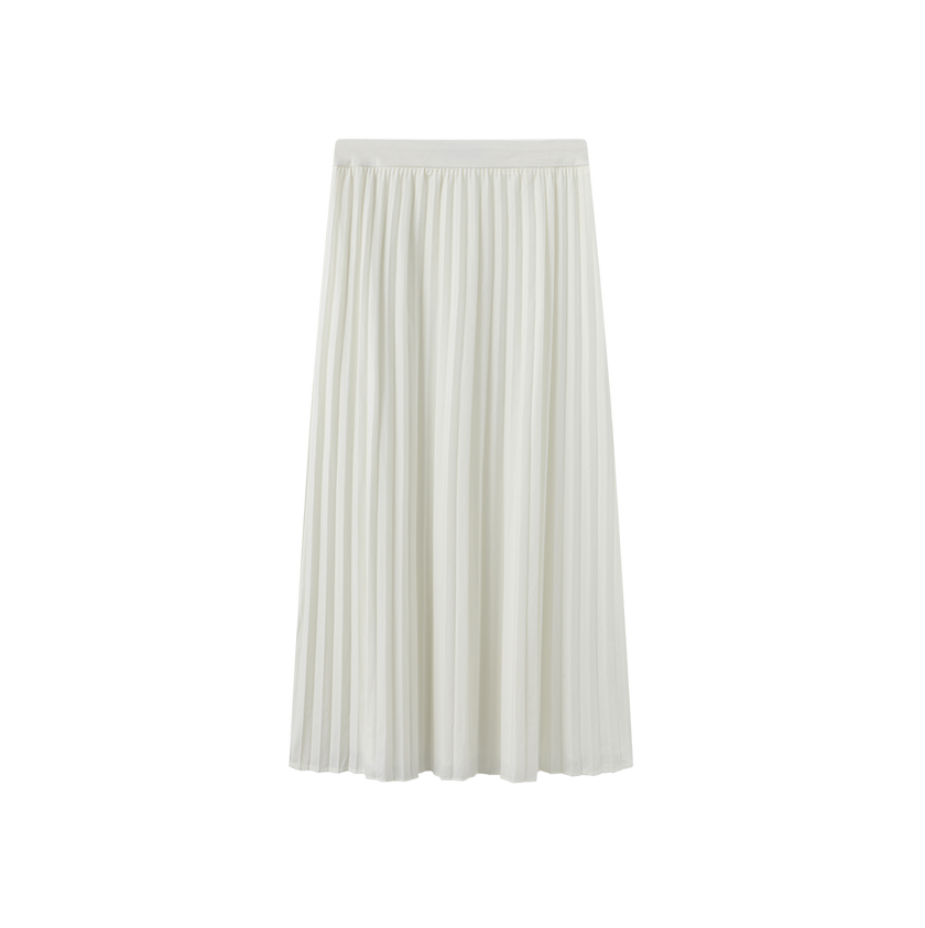 Velvet Pleated Skirt