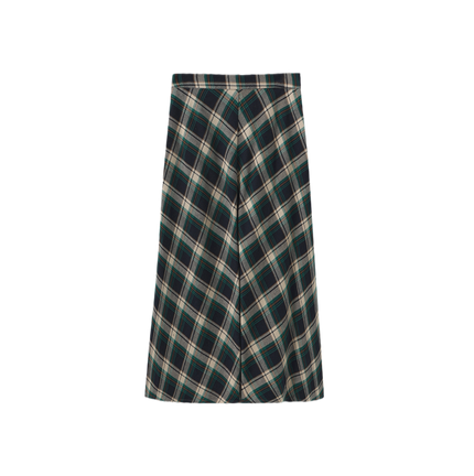 Plaid Aline Skirt