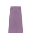 Denim Maxi Straight Skirt