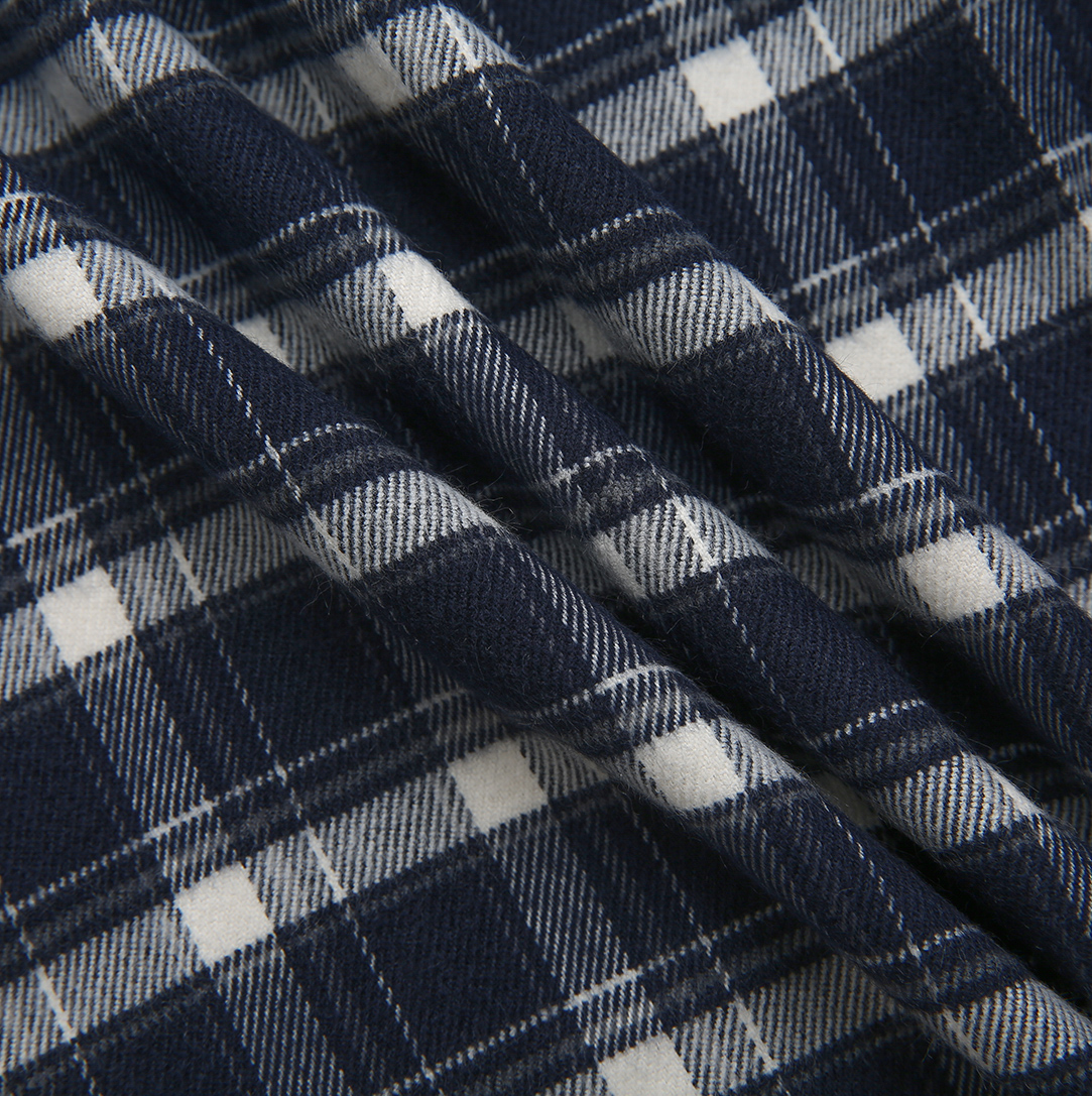 Plaid Center Pocket Pleat  Skirt