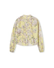 Kal Floral Linen Blouse