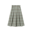 Erik Plaid Wool Skirt