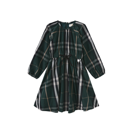 Breed Plaid Waisted Dress