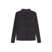 Elm Mesh Printed Turtleneck Top