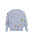 Enameled Button Detailed Cardi