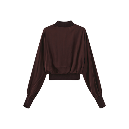 Hypnotic Knit Silk Top