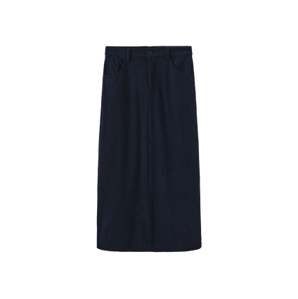 Fir Front Fly Straight Skirt