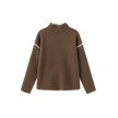 York Trimmed Knit Turtleneck Sweater