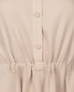 Elastic Pull Waist Maxi Dress