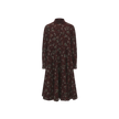 Leaf Printed Tiered Dress
