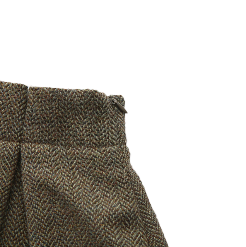 Chlo Wool Midi Skirt