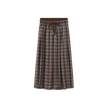 Elastic Wool Pleat Skirt