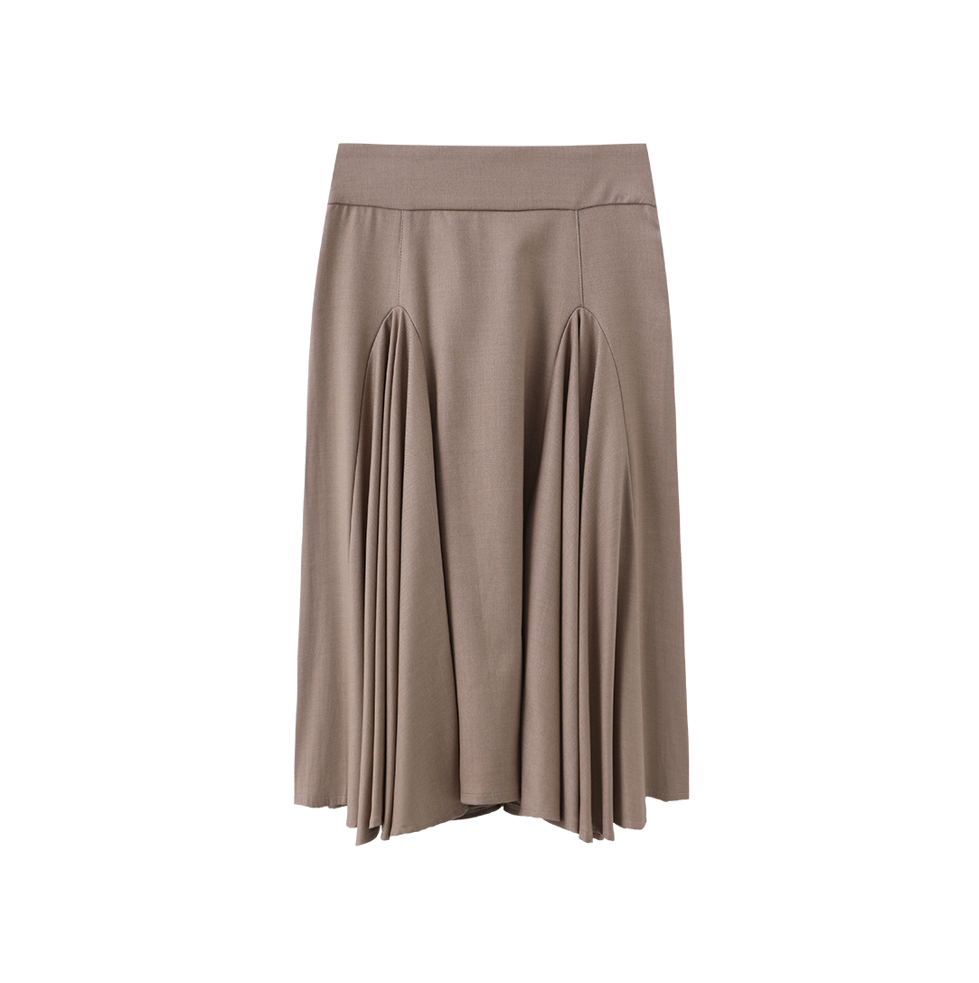 Wane Wool Open Panel Skirt