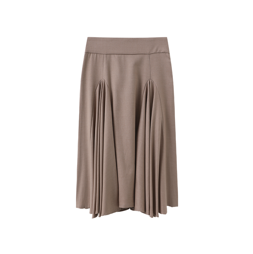 Wane Wool Open Panel Skirt