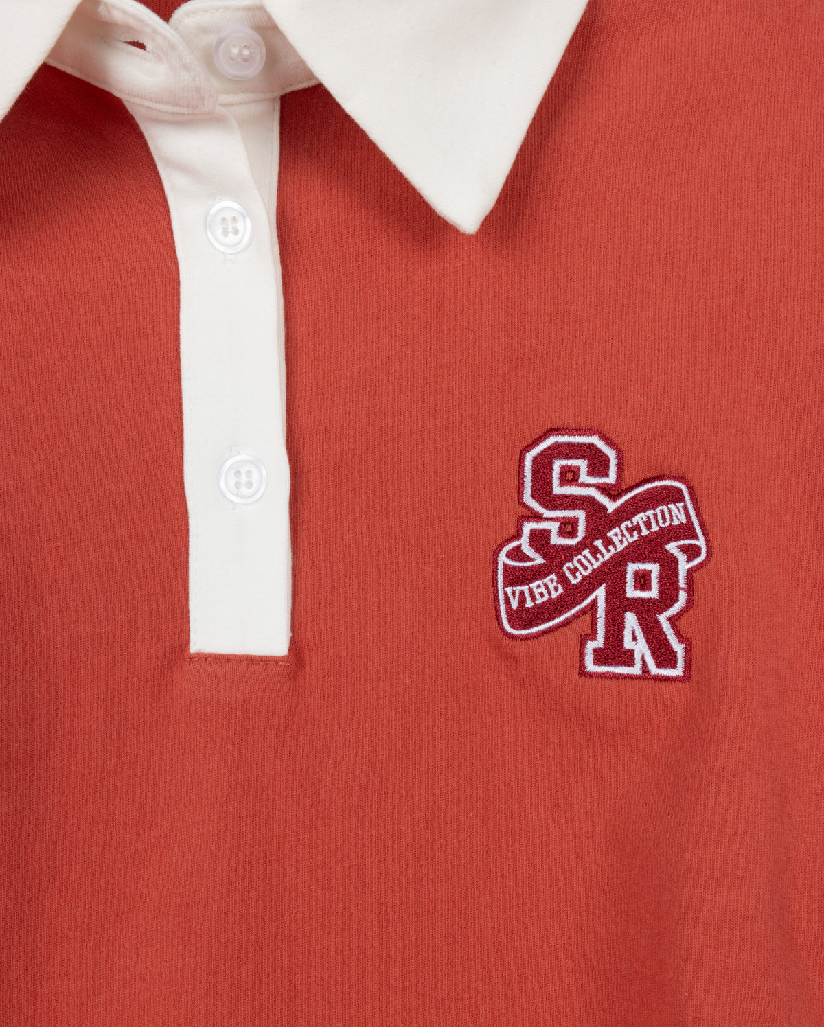 Cropped Off Shoulder Polo