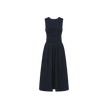 Pleated Waist Wool Dress