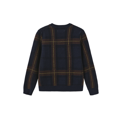 Lino Plaid Knit Sweater