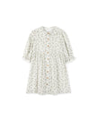 Liberty Printed Lace Trim Button Down Dress