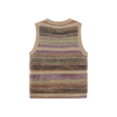 Stripe Mixed Knit Vest