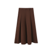 Sweatshirt Paneled Midi Skirt