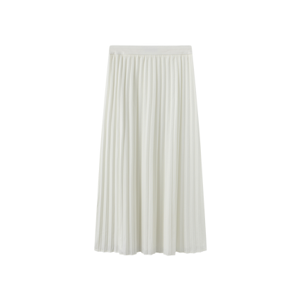 Velvet Pleated Skirt