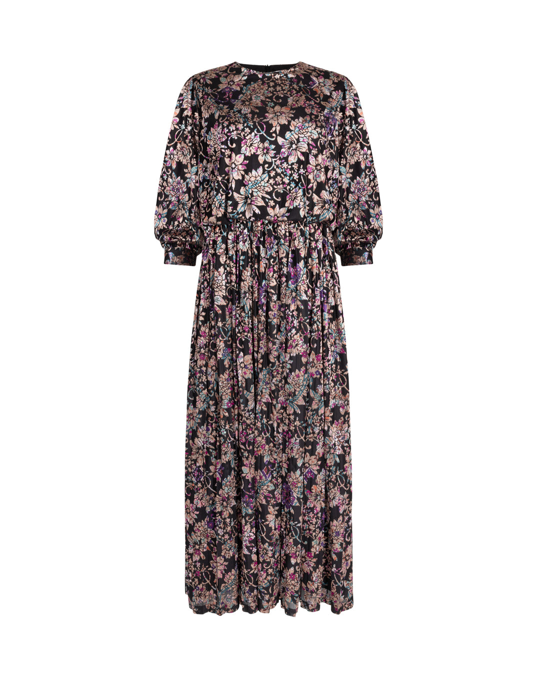 Mesh Velvet Detailed Dress