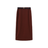 Maxi Belted Suit Skirt