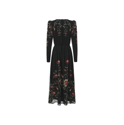 Printed Detailed Maxi Dress
