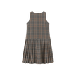 Plaid Bottom Pleat Jumper