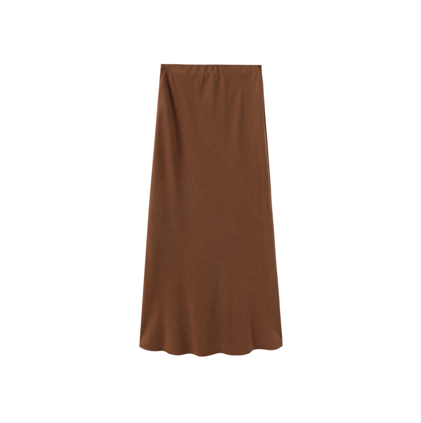 Tiramisu Cupro Skirt