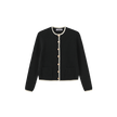 Double Pocket Outlined Cardigan