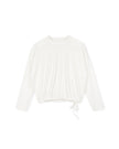 Box Sleeve Gathered Waist T-Shirt