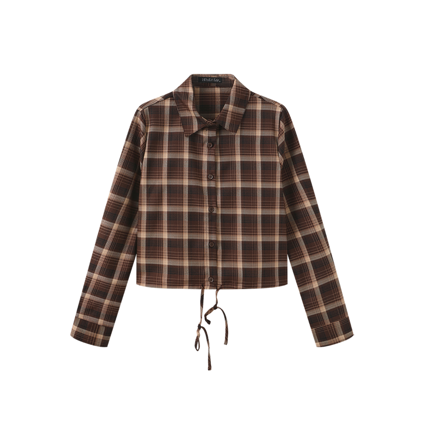 Tie Button Down Blouse