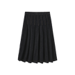 Box Pleat Denim Skirt