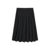 Box Pleat Denim Skirt