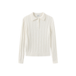 Cable Knit Polo Sweater