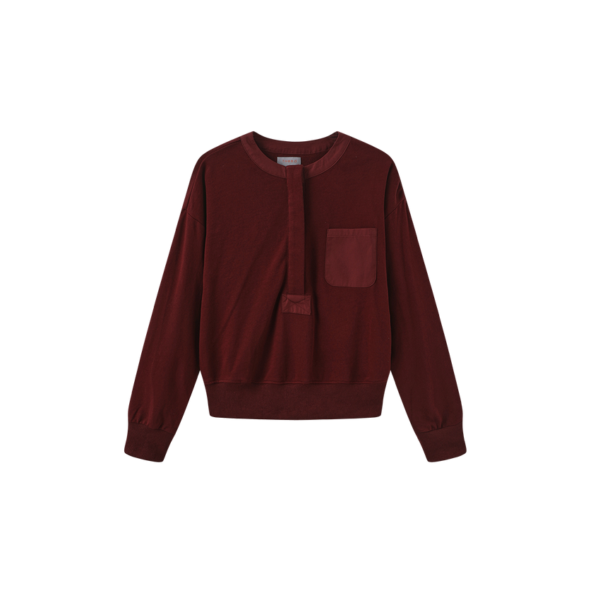 Parkert Stretch Piped Sweatshirt