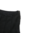Box Pleat Denim Skirt