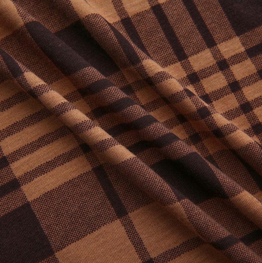 Plaid Fitted Turtlenecks