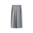 Leather Belted Button Down Skirt