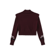 Crest Knit Turtleneck Sweater