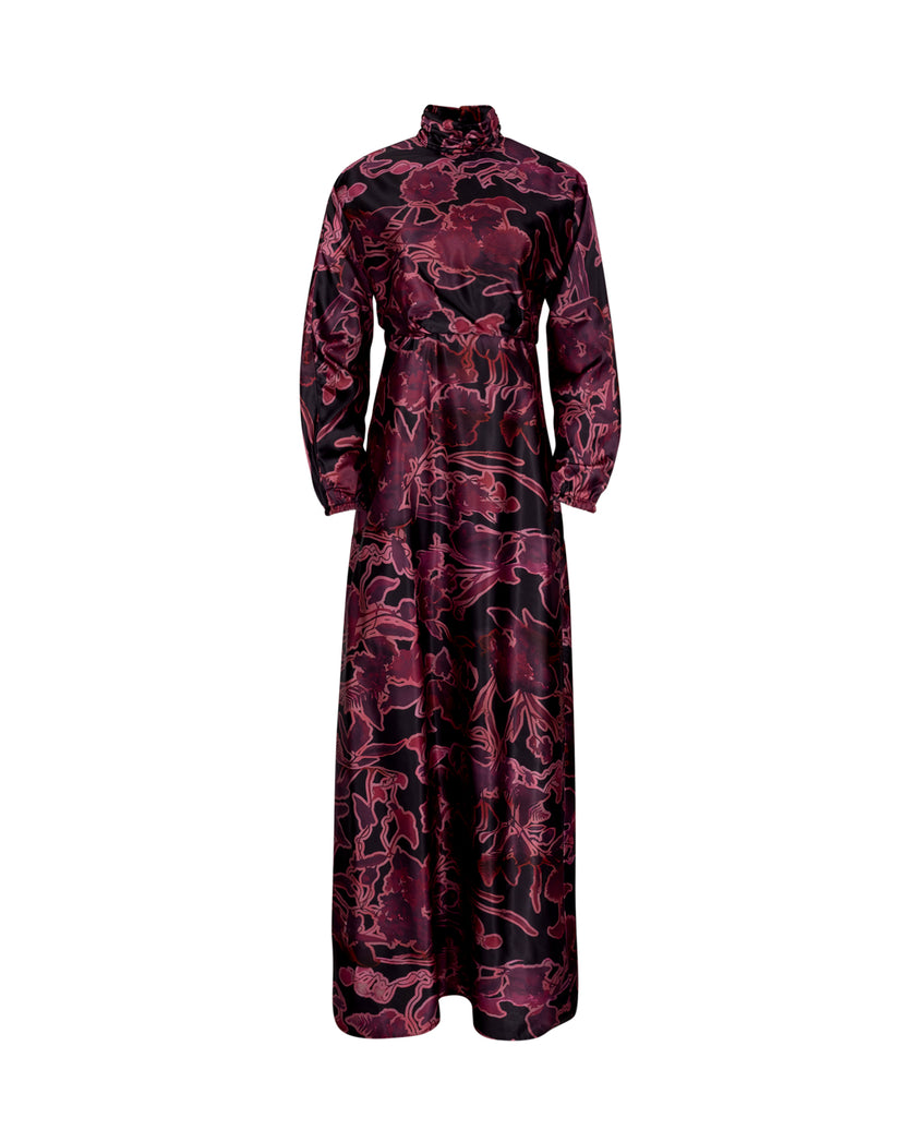 Print Waisted Dress