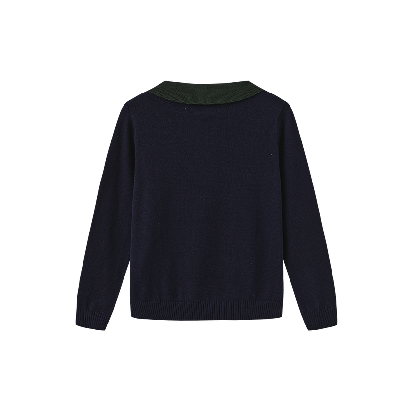 Tanvi Knit Collar Sweater