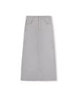 Denim Maxi Straight Skirt
