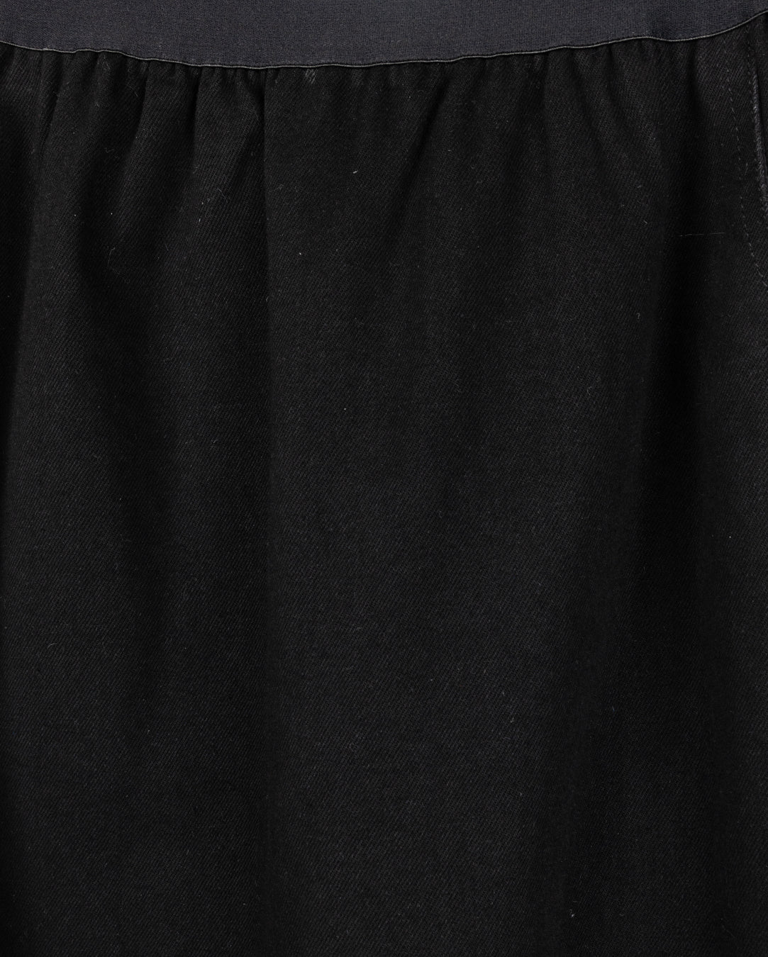 Denim Elastic Straight Skirt