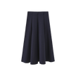 Sweatshirt Paneled Midi Skirt
