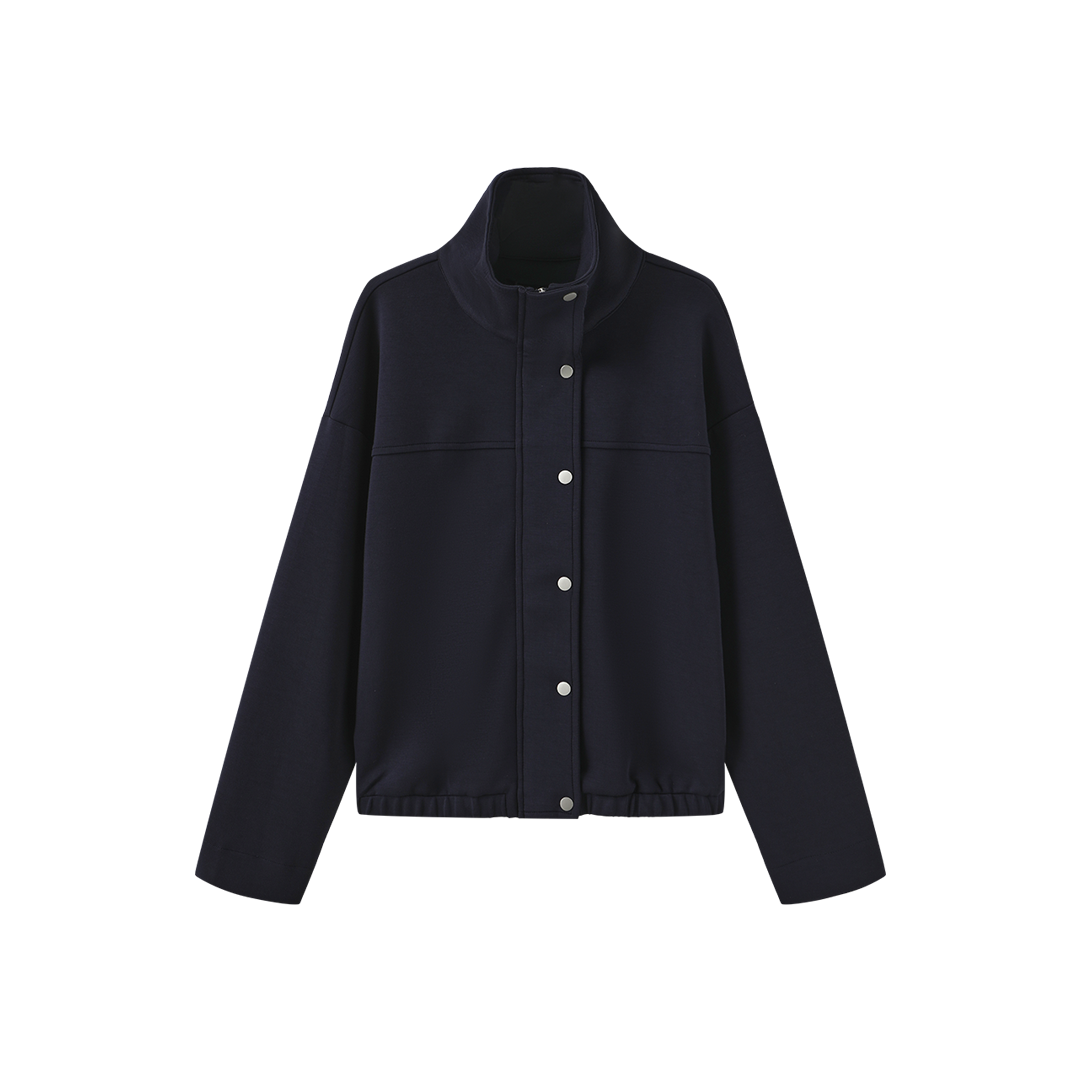 Snap Detail Sweatshirt